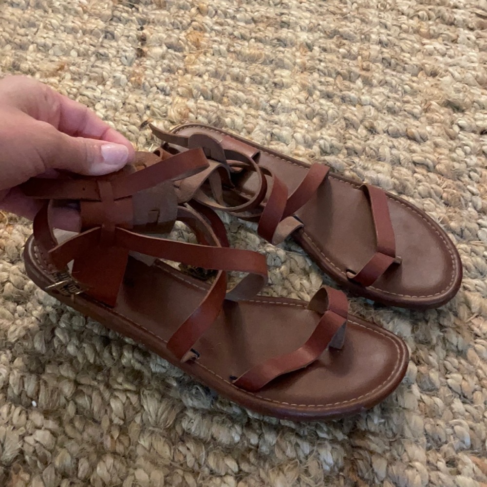 Brown sandals